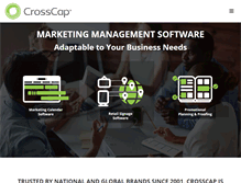 Tablet Screenshot of crosscap.com